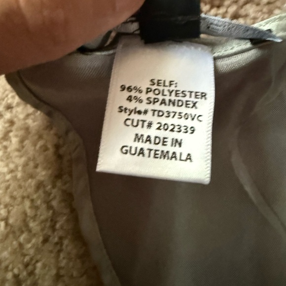 Sage Satin Backless Halter Top - Picture 3 of 3